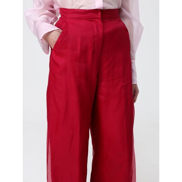 Max Mara Pants Woman Red - Picture 4 of 4